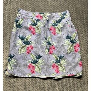 Duluth Trading Company Women's Size XS Skirt Pier Genius Active Floral Print‎